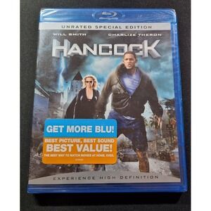 Hancock Blu-ray Unrated Special Edition Will Smith Charlize Theron New Sealed